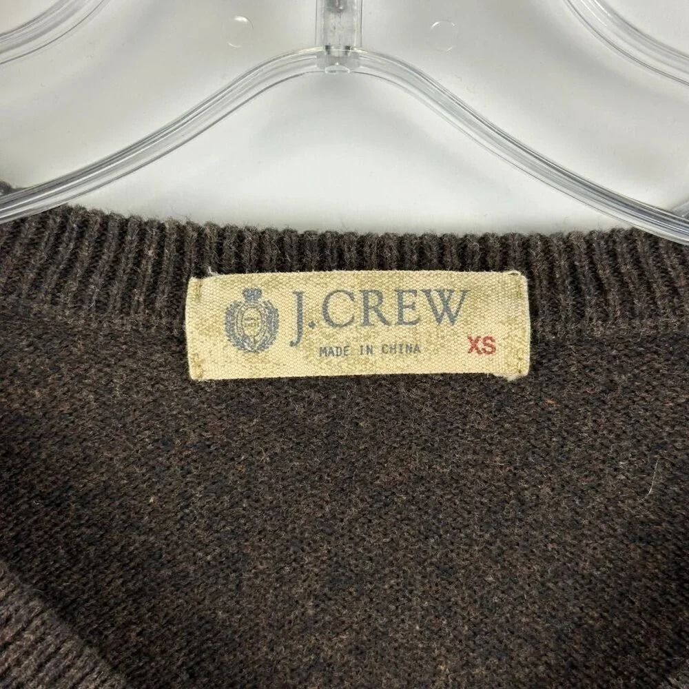J. Crew Men's Midweight V-Neck Pull Over Sweater